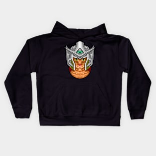 Kitty Gundam: Meowtastic Helmet Design 2 Kids Hoodie